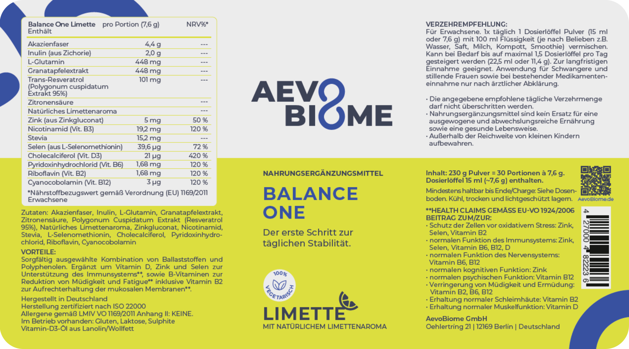BALANCE ONE