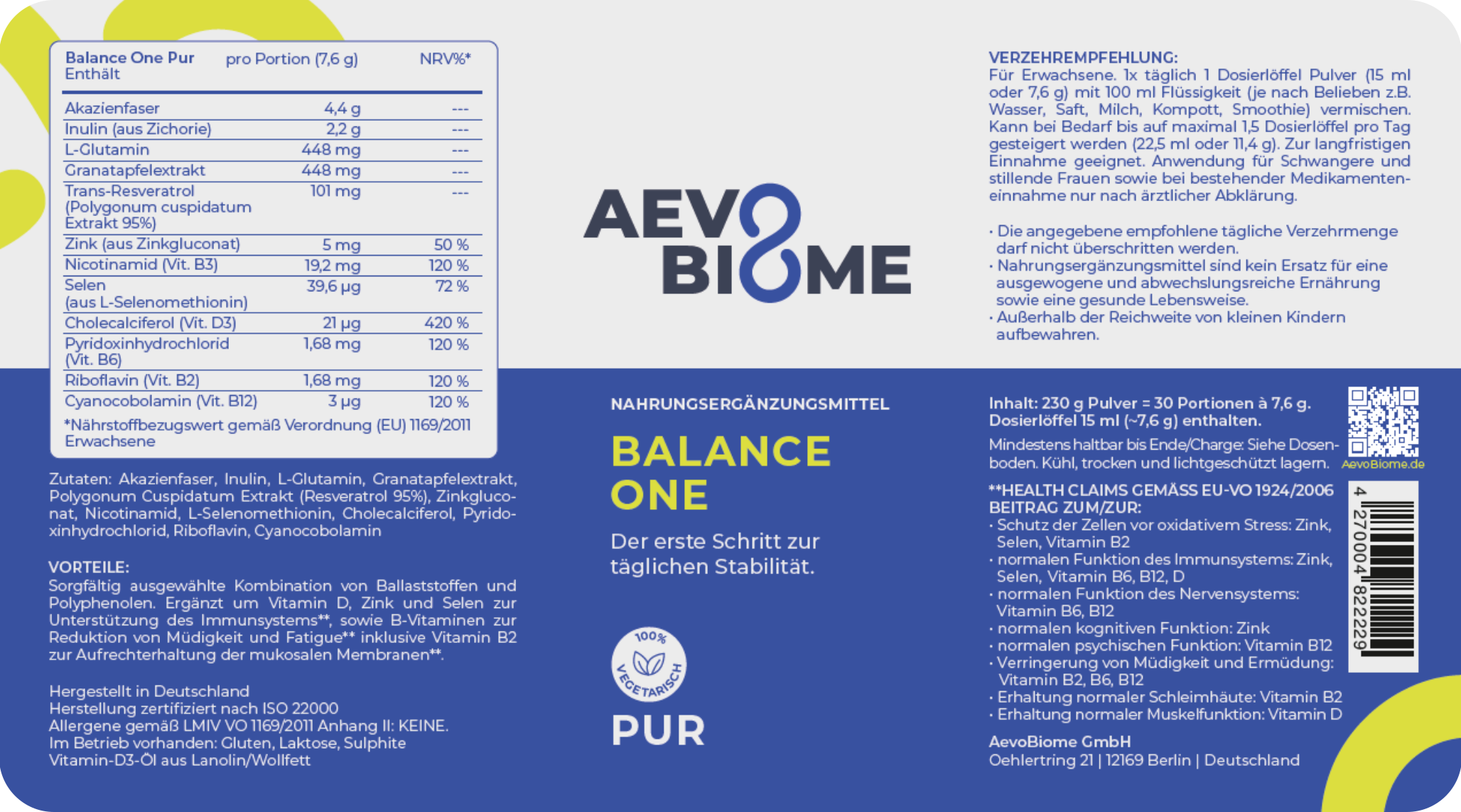 BALANCE ONE